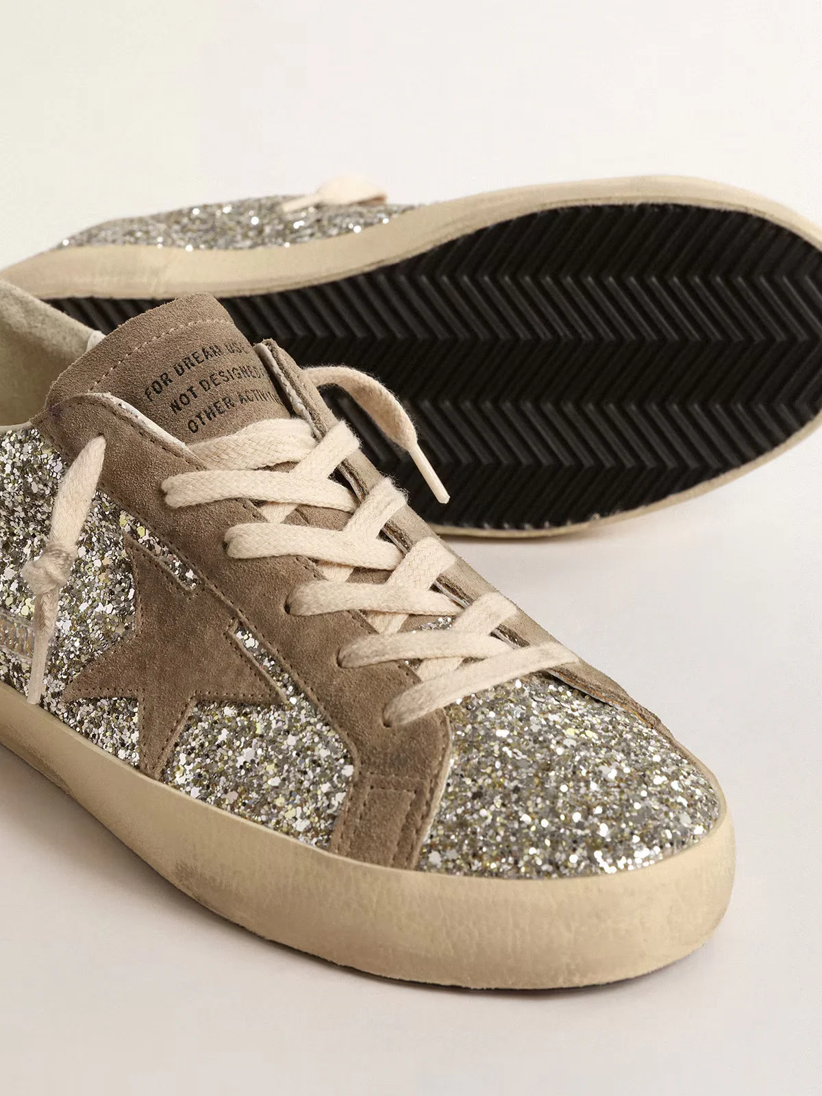 Zapatilla Super Star Glitter Up Suede Tongue Star Lamn Heel Mujer - Image 2