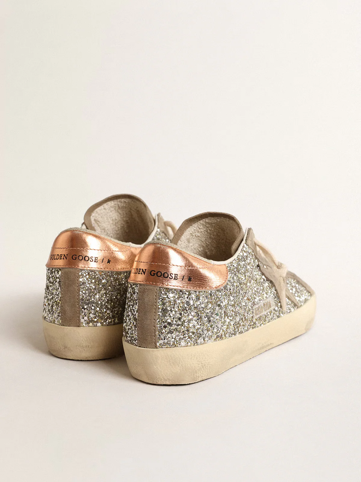 Zapatilla Super Star Glitter Up Suede Tongue Star Lamn Heel Mujer - Image 3
