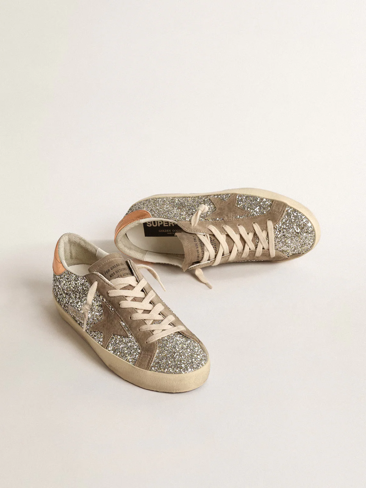 Zapatilla Super Star Glitter Up Suede Tongue Star Lamn Heel Mujer - Image 4