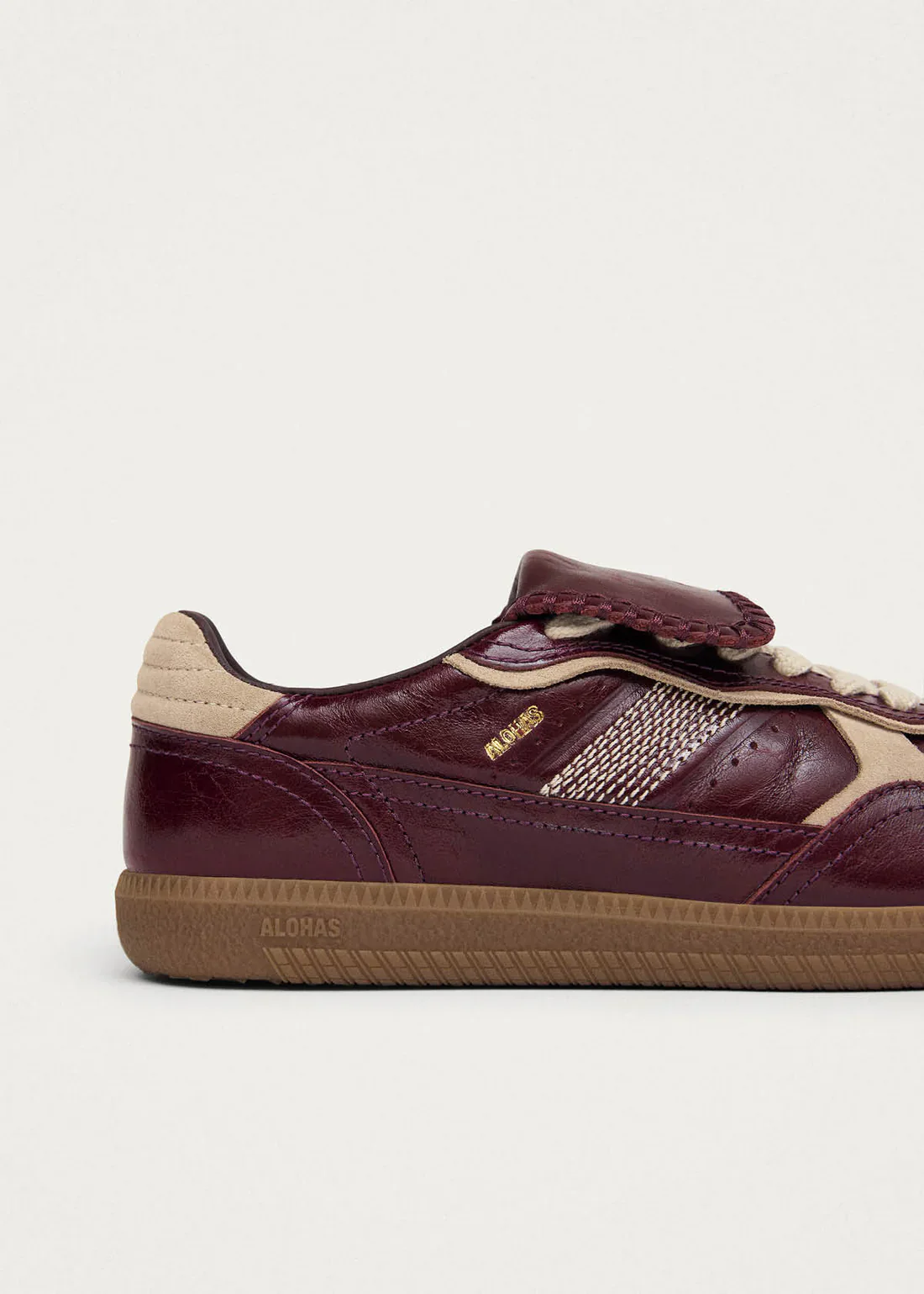 Zapatillas Alohas De Mujer Tb.490 Club Deep Burgundy Patent Leather - Image 5