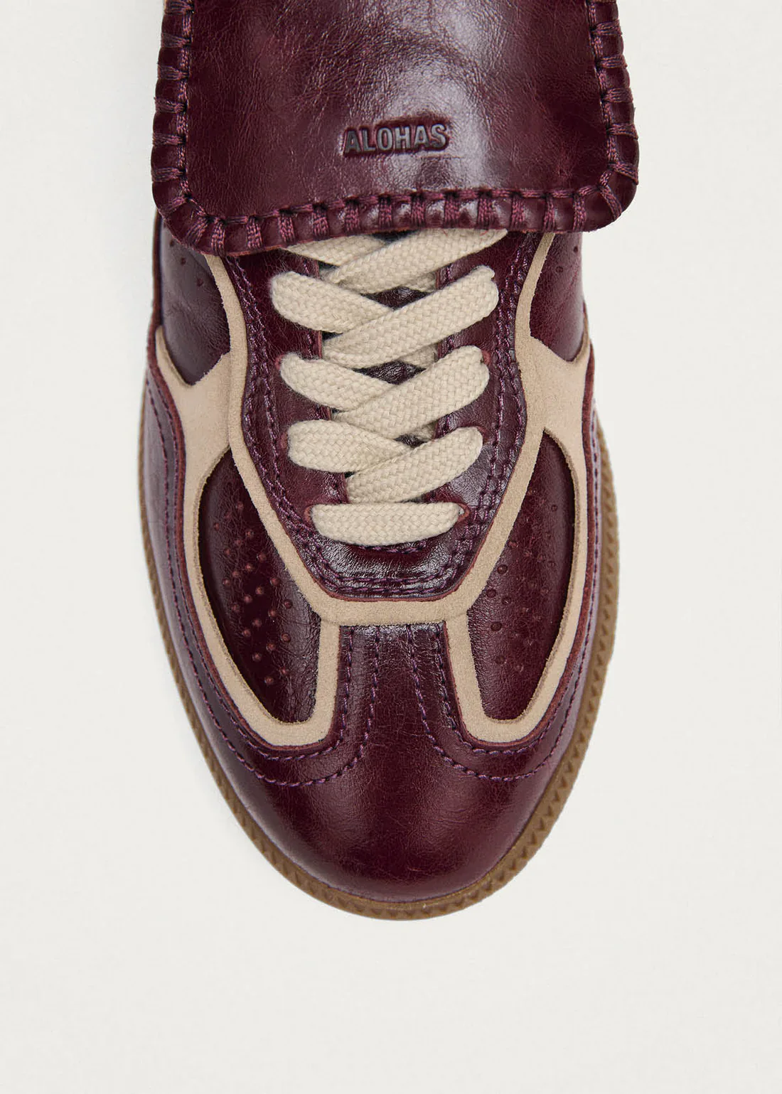 Zapatillas Alohas De Mujer Tb.490 Club Deep Burgundy Patent Leather - Image 6