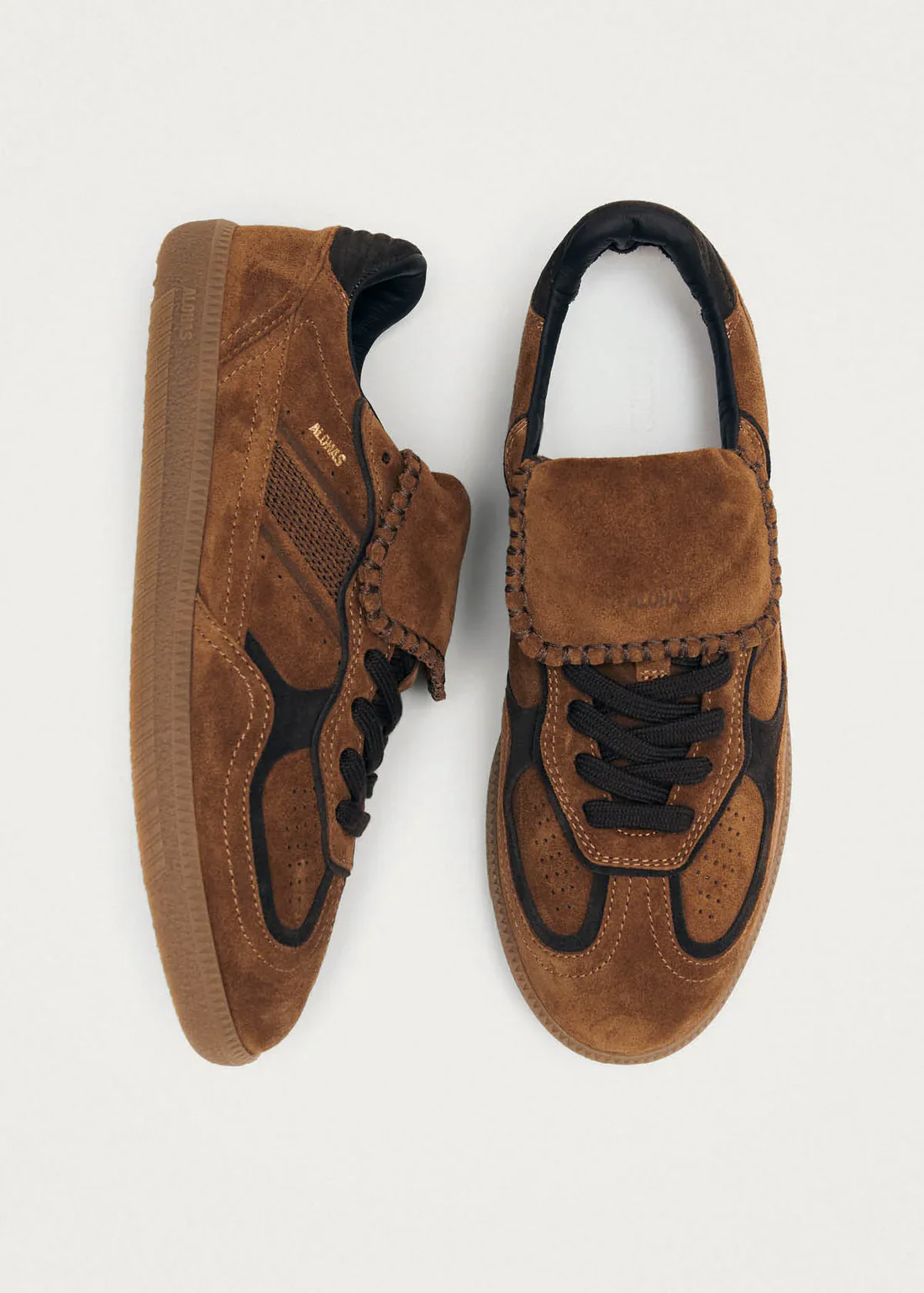 Zapatillas Alohas De Mujer Tb.490 Club Suede Brown Leather - Image 3