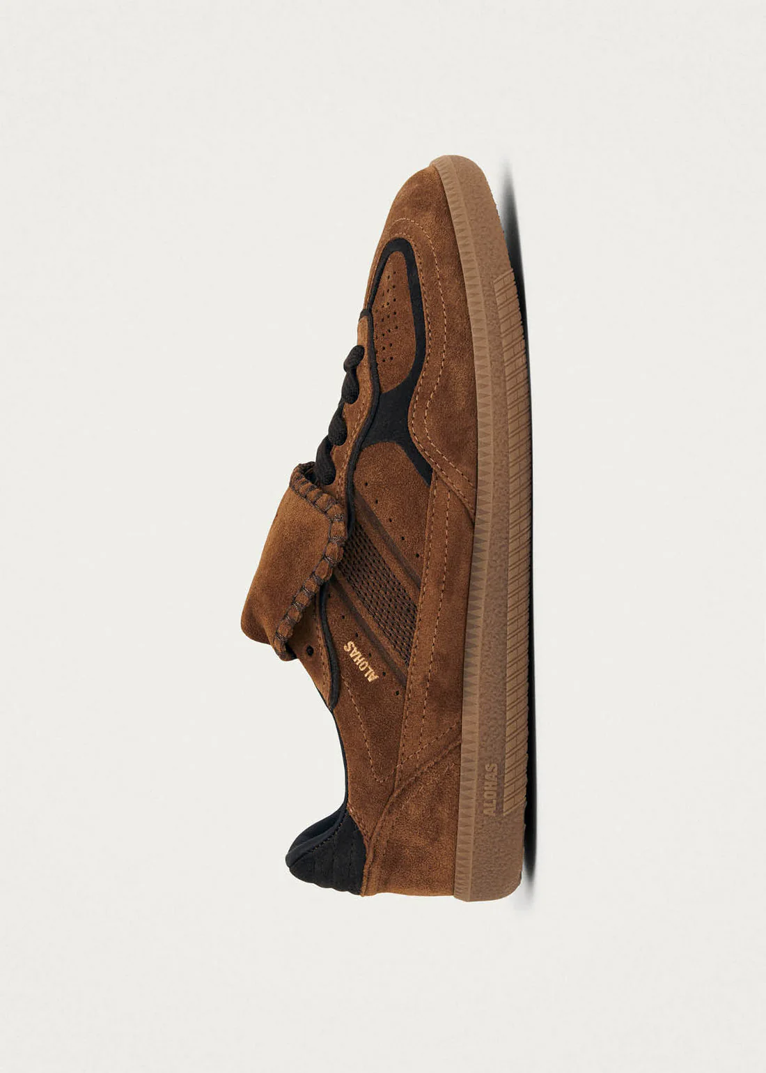 Zapatillas Alohas De Mujer Tb.490 Club Suede Brown Leather - Image 4