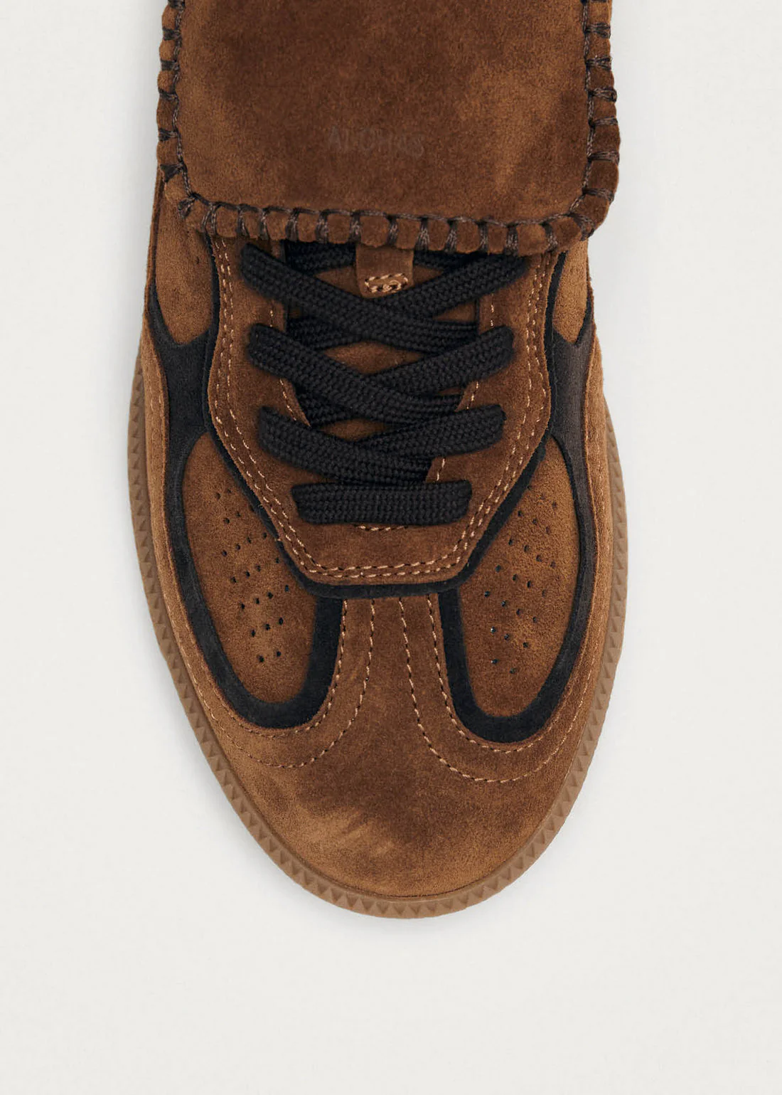 Zapatillas Alohas De Mujer Tb.490 Club Suede Brown Leather - Image 6