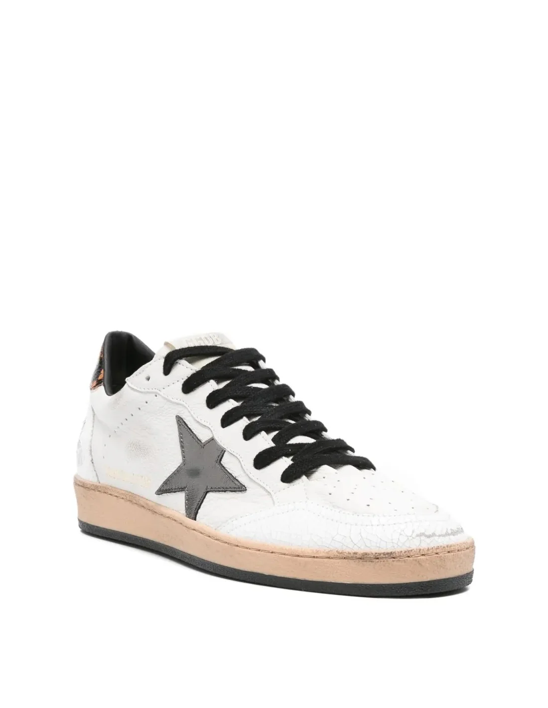 Zapatillas Golde Goose Ballstar Nappa Crack Star Printed Leather Heel Hombre - Image 2
