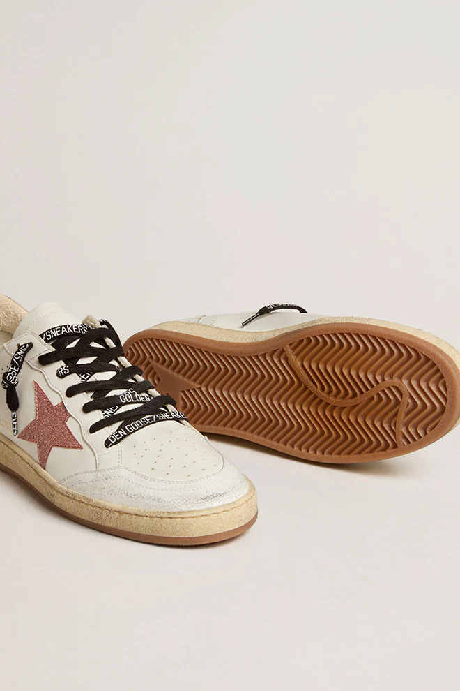 Zapatillas Golden Goose  Ball Star Leather Upper Mujer - Image 3