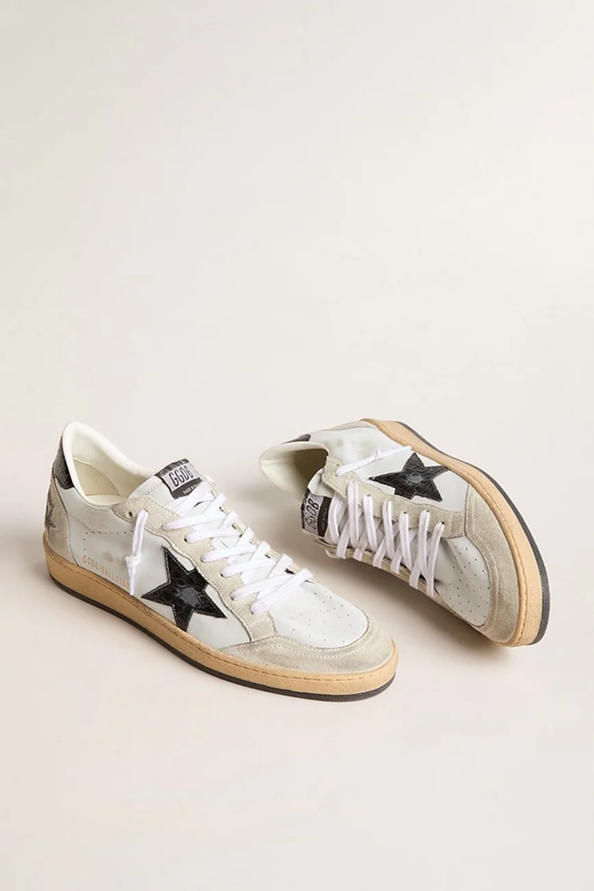 Zapatillas Golden Goose Ball Star Nappa Upper Suede Toe Hombre - Image 2