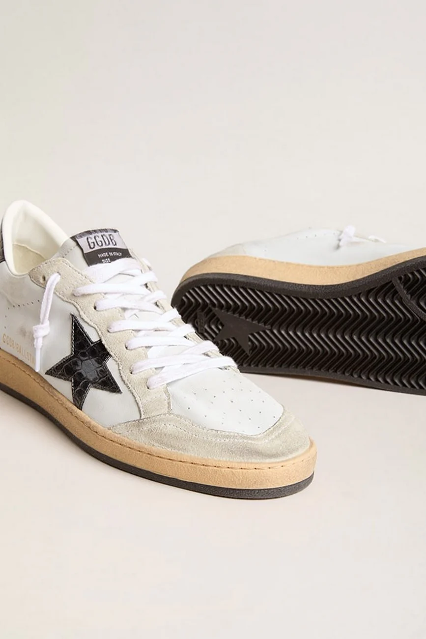 Zapatillas Golden Goose Ball Star Nappa Upper Suede Toe Hombre - Image 3