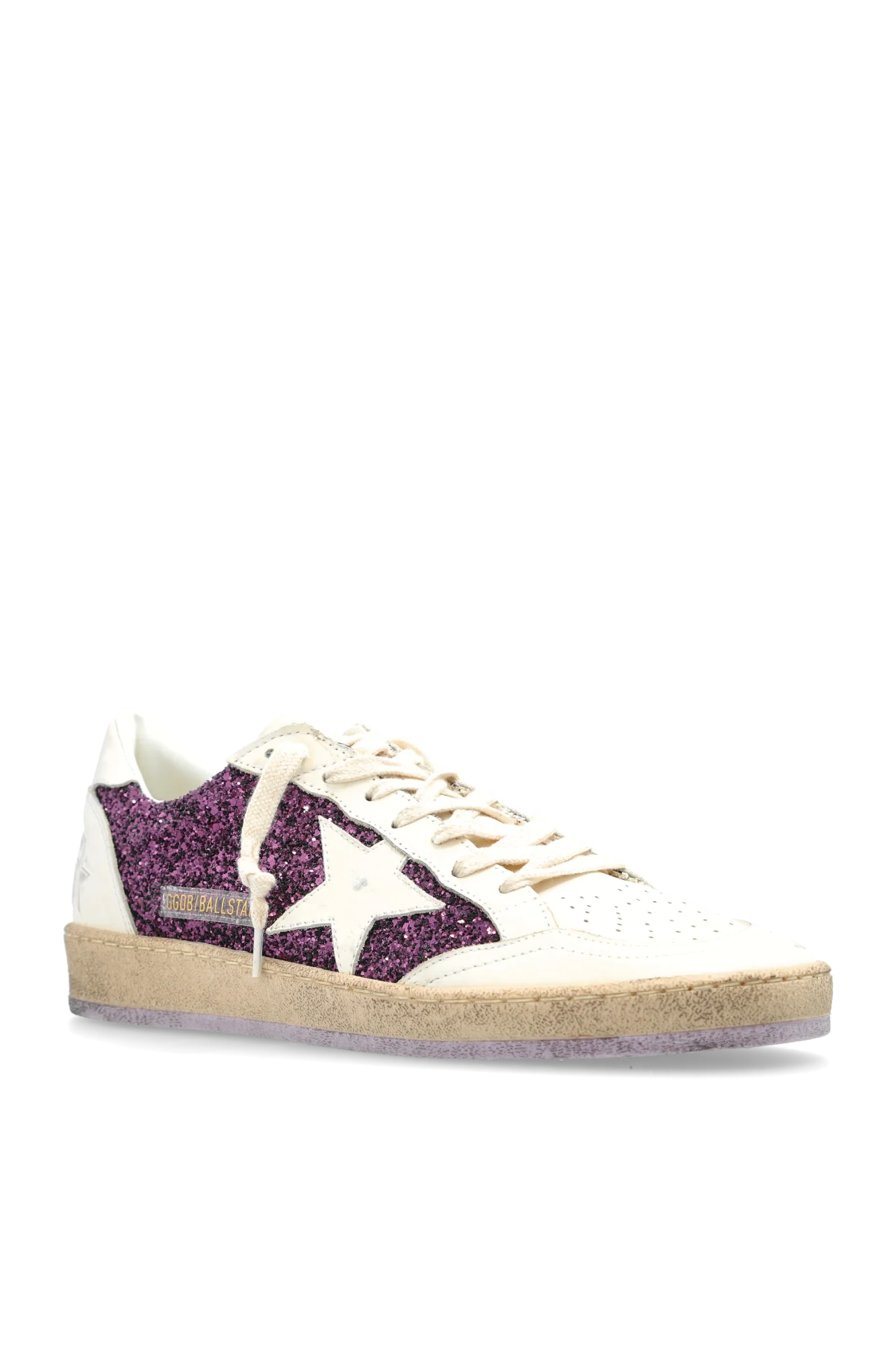 Zapatillas Golden Goose Ballstar Glitter Leather Star Mujer - Image 2