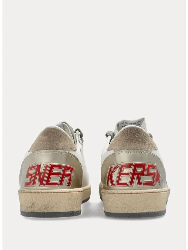 Zapatillas Golden Goose Ballstar Leather Laminated Toe Star Mujer - Image 3