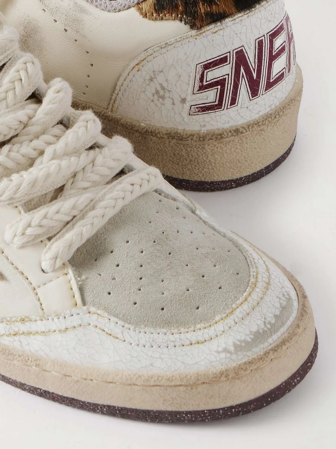 Zapatillas Golden Goose Ballstar Nappa Leo Horsy Star Crack Leath Mujer - Image 2