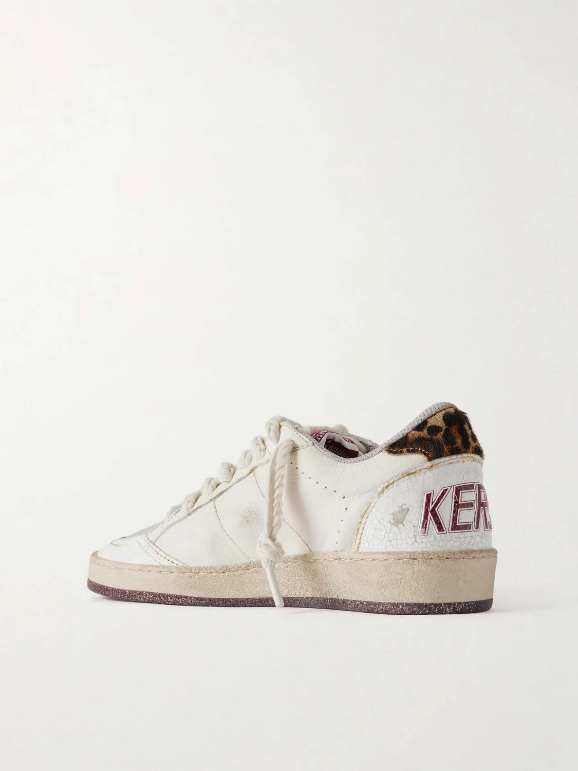 Zapatillas Golden Goose Ballstar Nappa Leo Horsy Star Crack Leath Mujer - Image 3