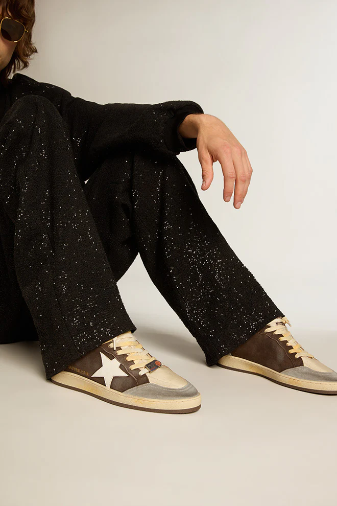 Zapatillas Golden Goose  Brown "Ball Star" Hombre - Image 4