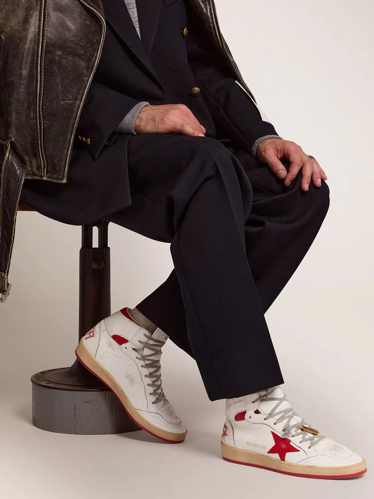 Zapatillas Golden Goose Sky Star Nappa Hombre - Image 5