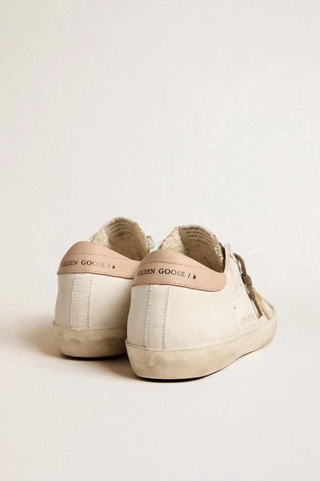 Zapatillas Golden Goose Super Star Biobase Glittr Suede Star Leath Mujer - Image 3