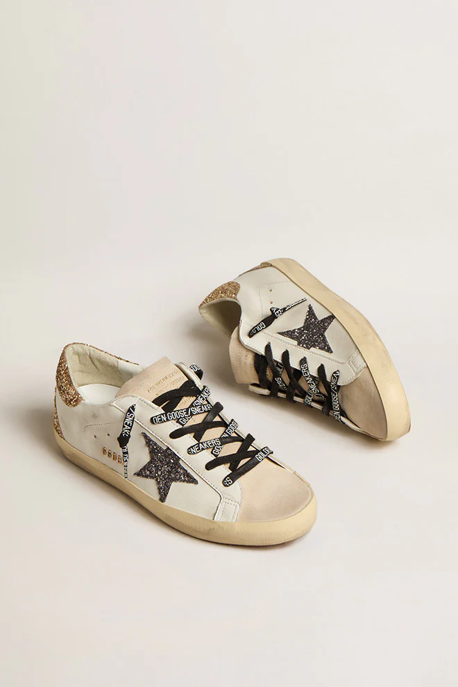 Zapatillas Golden Goose Super-Star Metal Lettering Mujer - Image 2