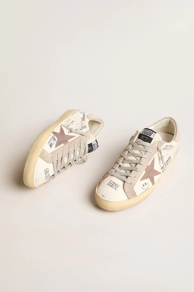 Zapatillas Golden Goose Super Star Nappa Upper Nylon Star And Heel Hombre - Image 2