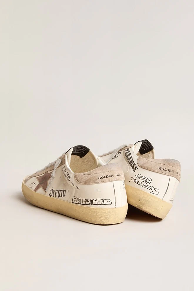 Zapatillas Golden Goose Super Star Nappa Upper Nylon Star And Heel Hombre - Image 3