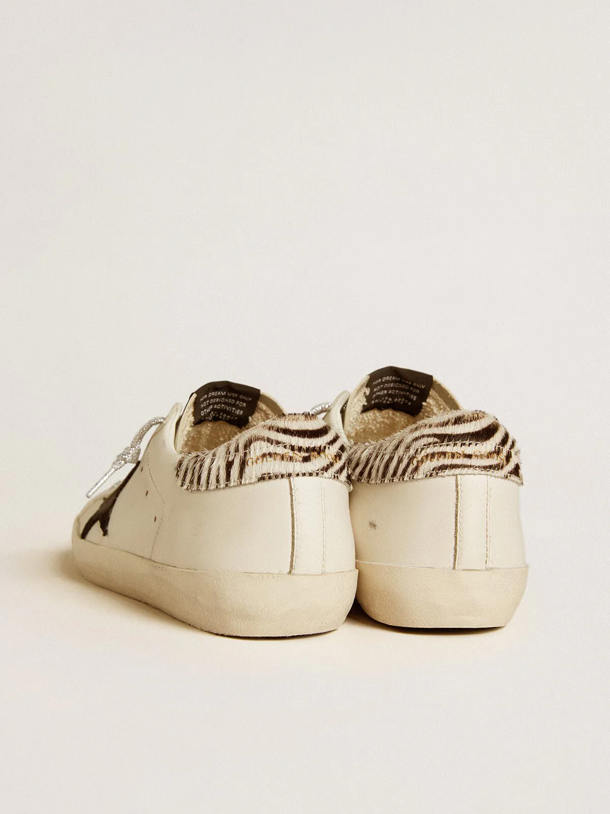 Zapatillas Golden Goose Super Star Net Sued Zebra Mujer - Image 3