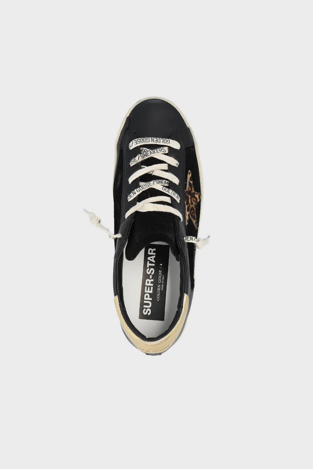 Zapatillas Golden Goose Superstar Sued Leath Leopard Horsy Star Mujer - Image 3