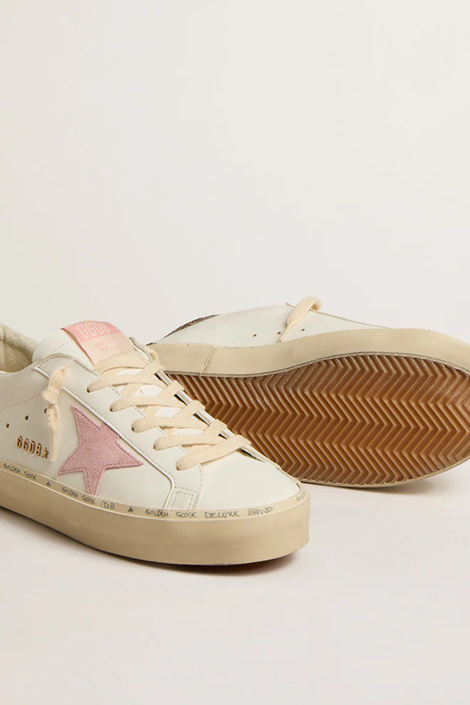 Zapatillas Golden Goose Hi Star Leather Upper Mujer - Image 3