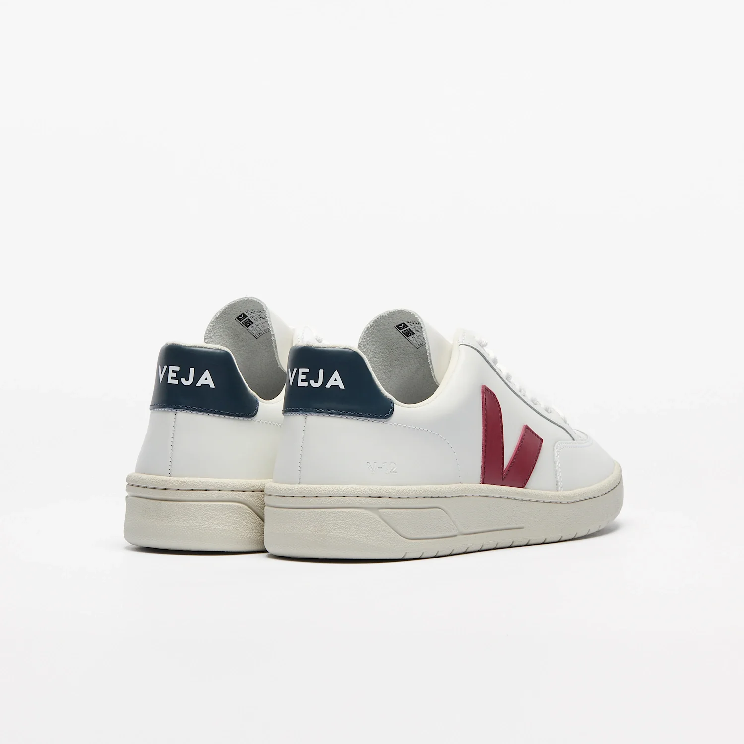 Zapatillas Veja De Mujer V-12 Marsala - Image 3