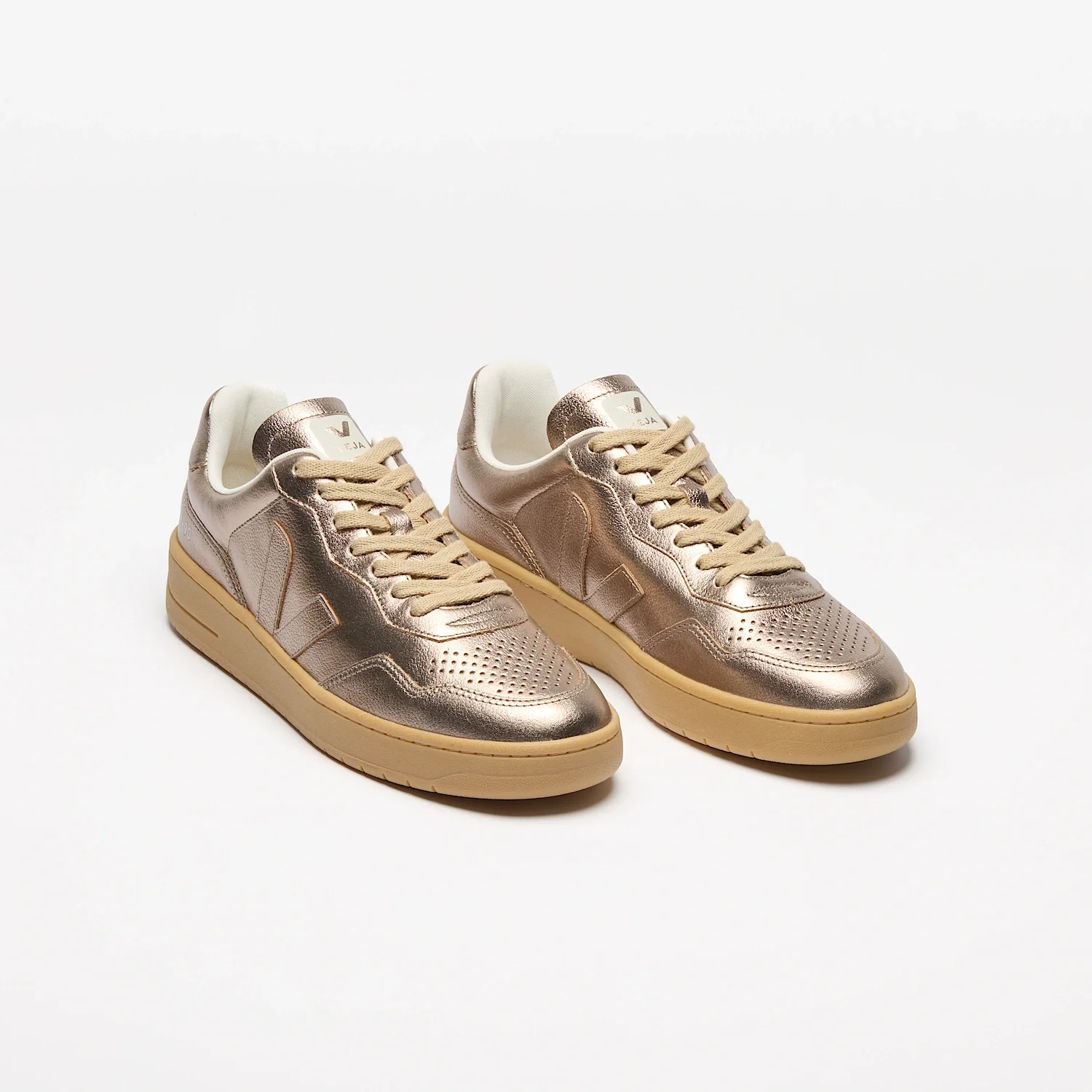 Zapatillas Veja De Mujer V-90 O.t. Leather - Image 2
