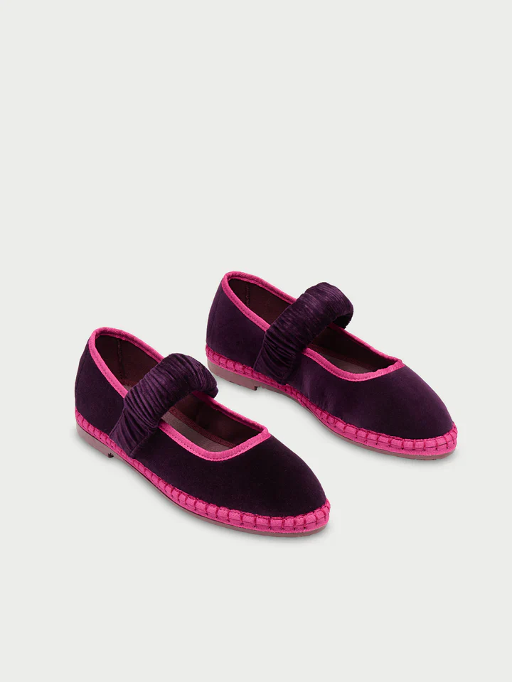 Ballerinas Mafalda Velvet Deep - Image 2