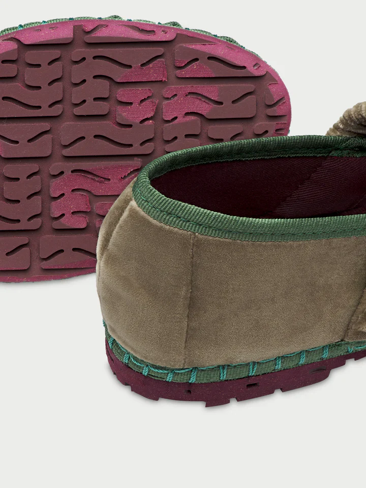 Ballerinas Mafalda Velvet Mossy - Image 3