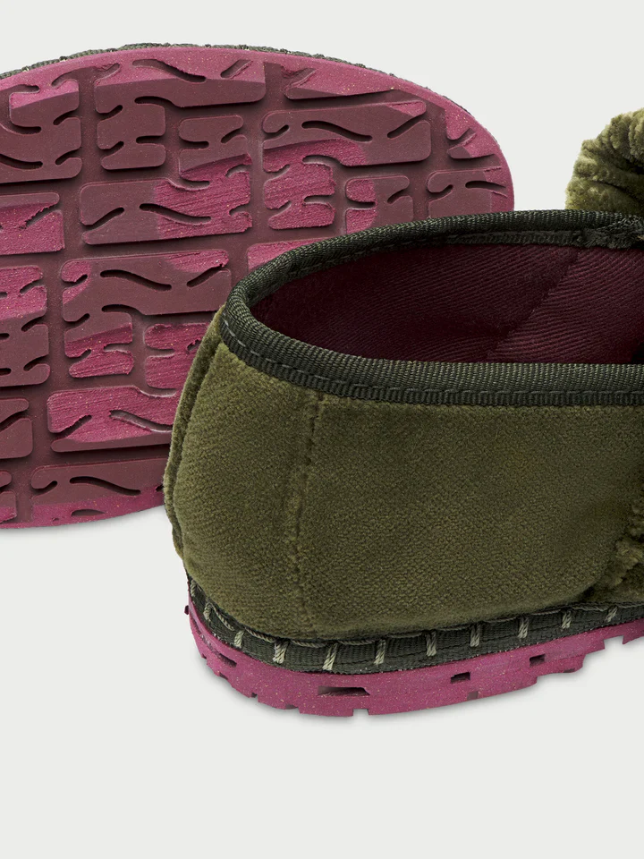Ballerinas Mafalda Velvet Olive - Image 3