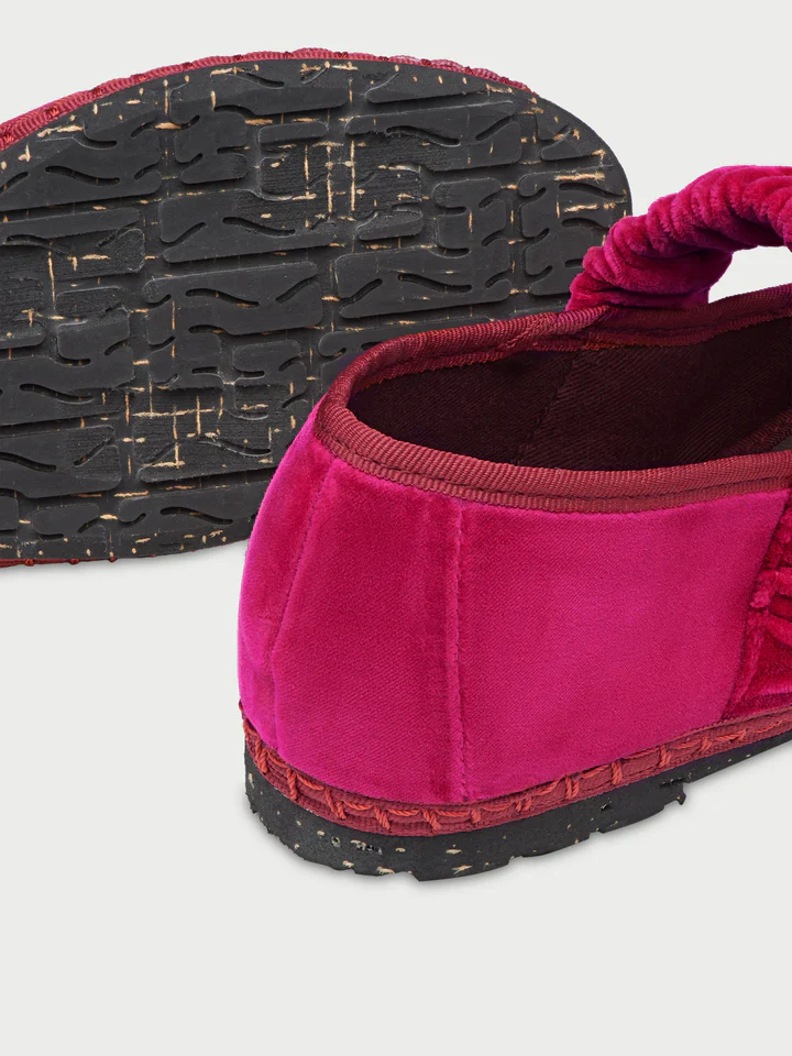 Ballerinas Mafalda Velvet Plum - Image 3