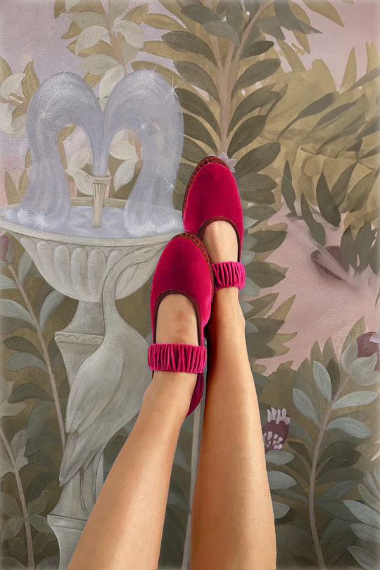 Ballerinas Mafalda Velvet Plum - Image 4