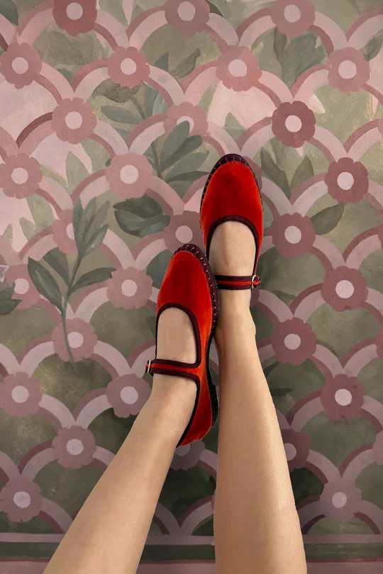 Ballerinas Mary Jane Velvet Margaret - Image 4